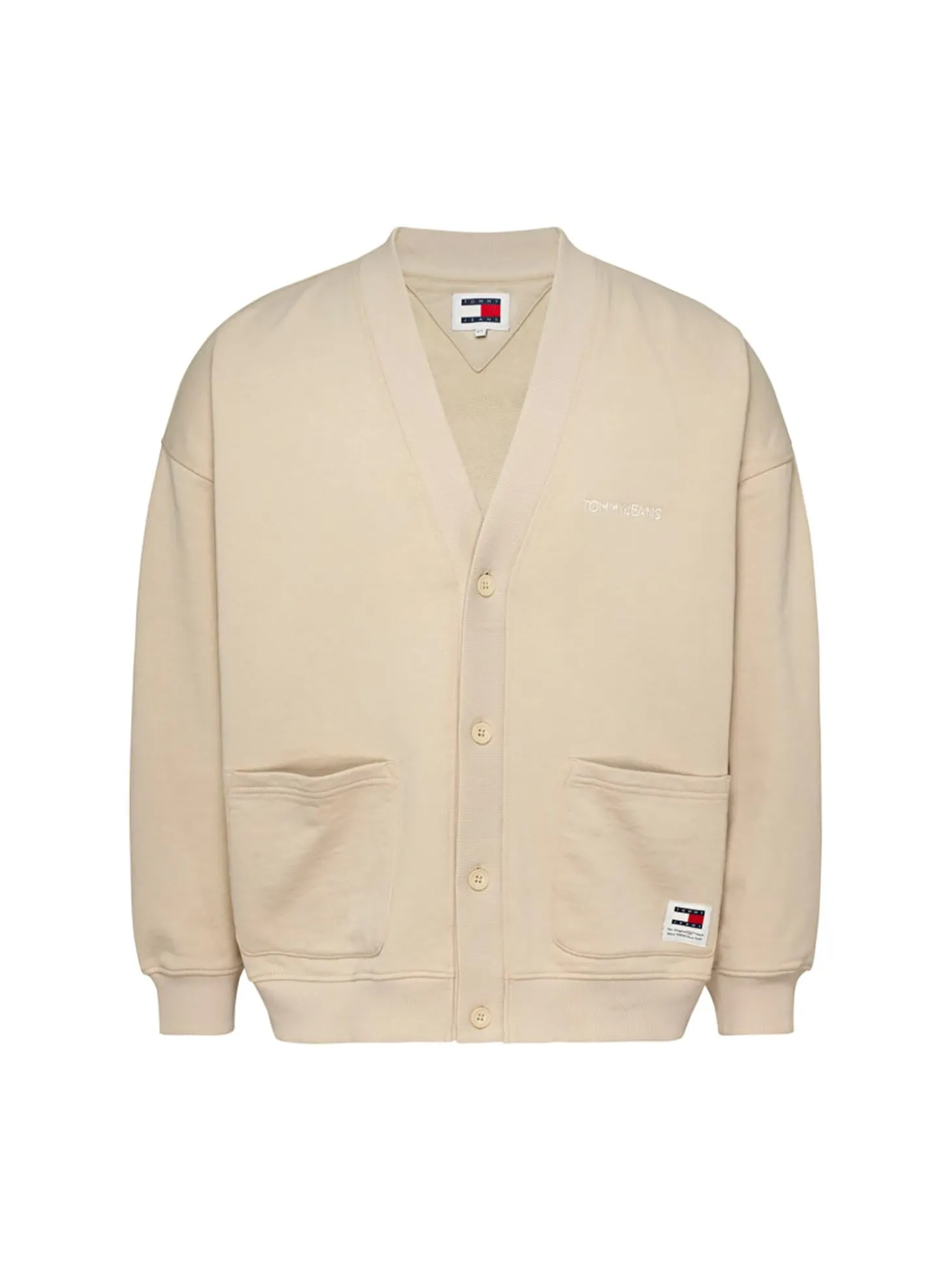 Cardigan felpa Tjm Boxy beige