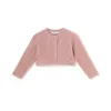 Cardigan peluche rosa