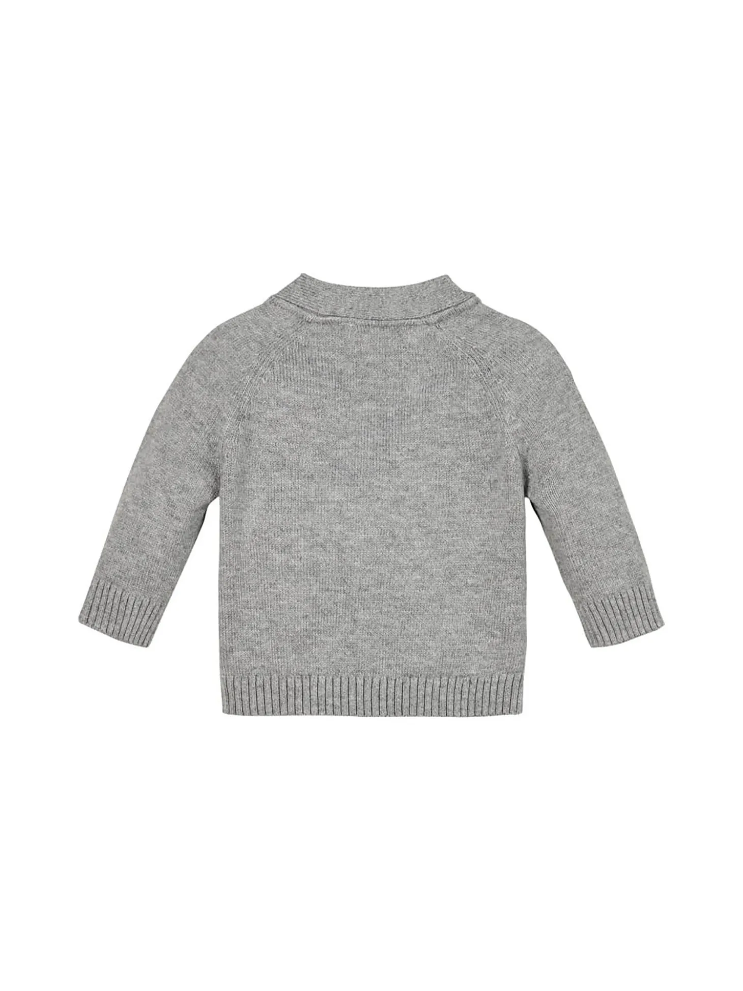 Cardigan soft in lana grigio