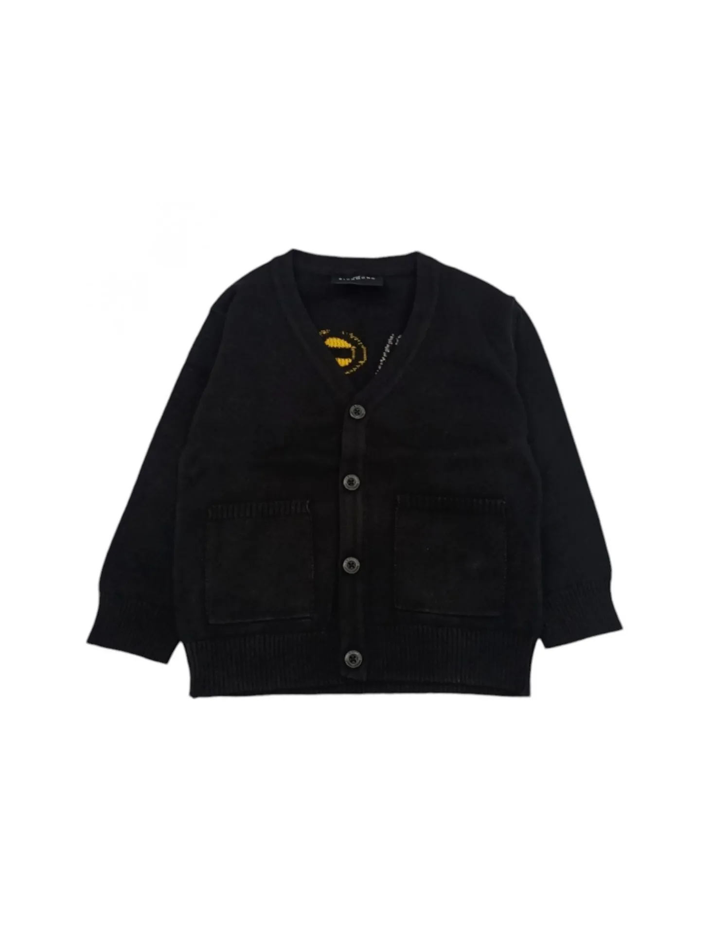 Cardigan un bottone Eter nero