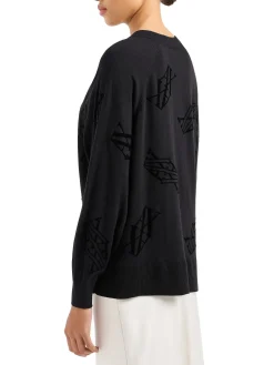 Cardigan un bottone nero