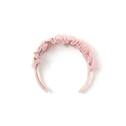 Cerchietto per capelli stelline cipria