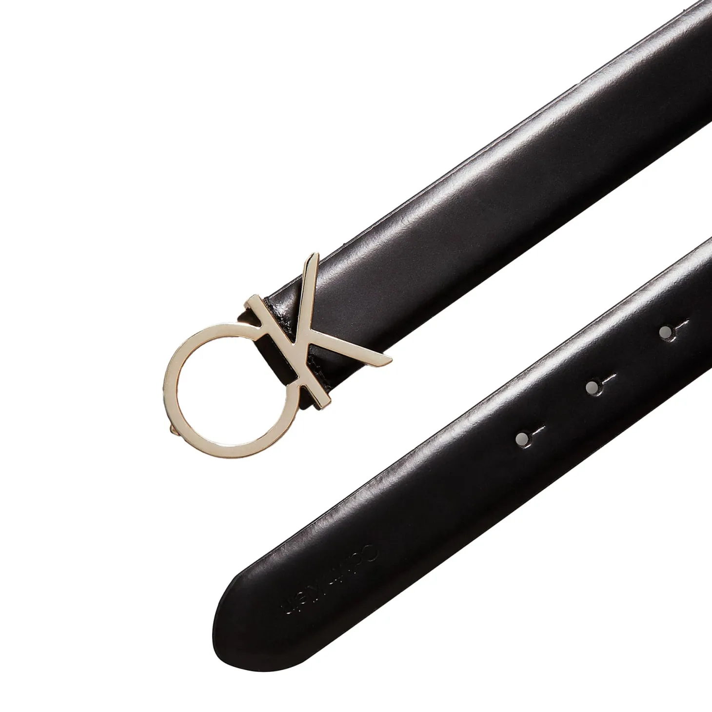 Cinta Re-lock con logo sulla fibbia nero