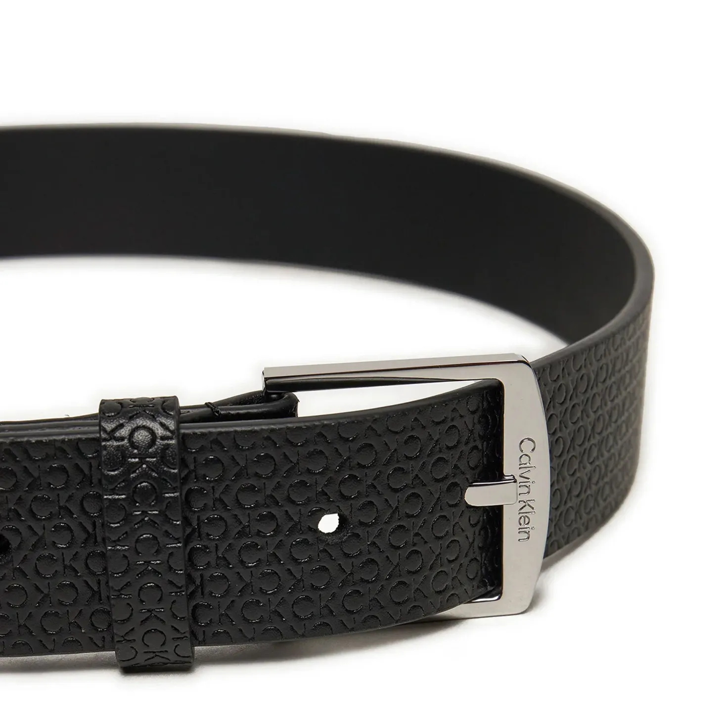 Cintura casual monogram mini logo nero