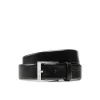 Cintura elloy cow hide in pelle nero