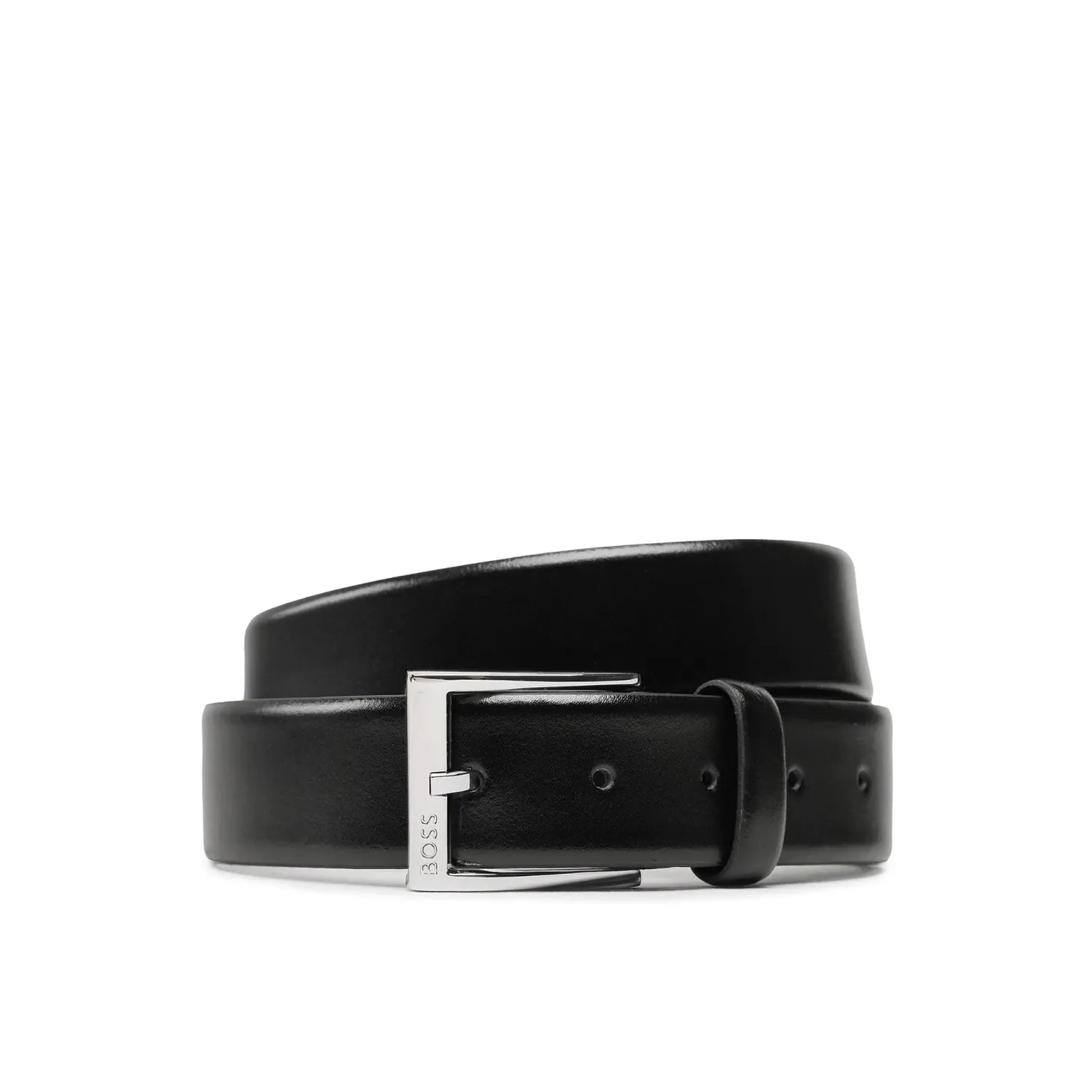 Cintura elloy cow hide in pelle nero