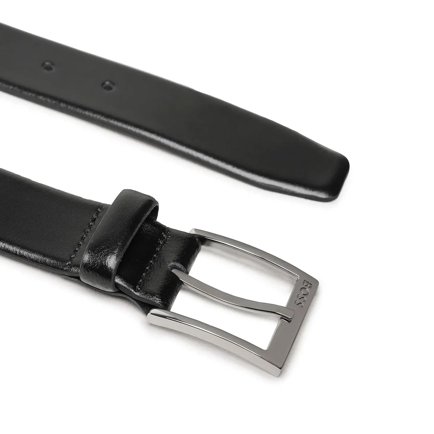 Cintura elloy cow hide in pelle nero