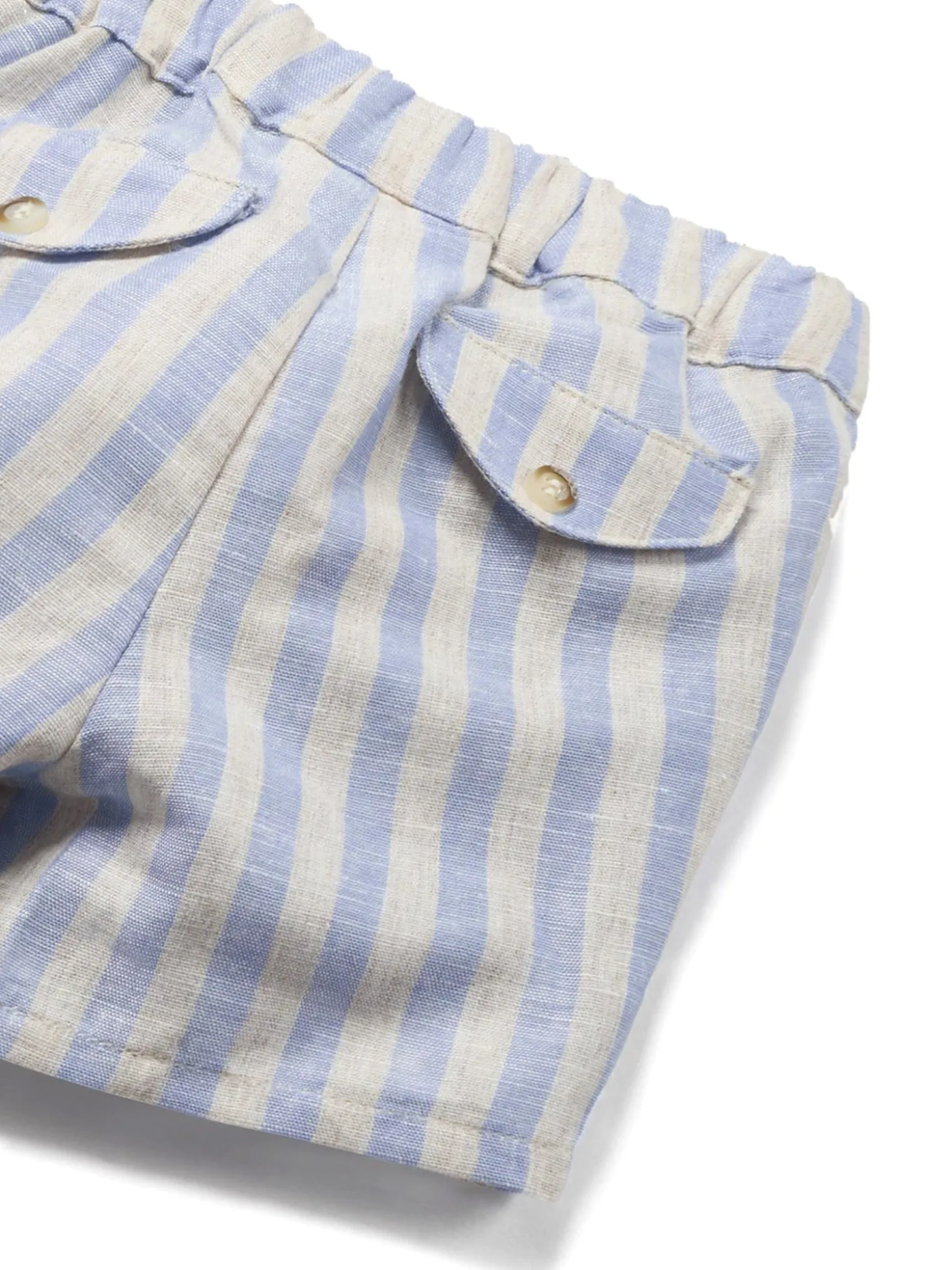 Completo 2 pezzi camicia e shorts neonato