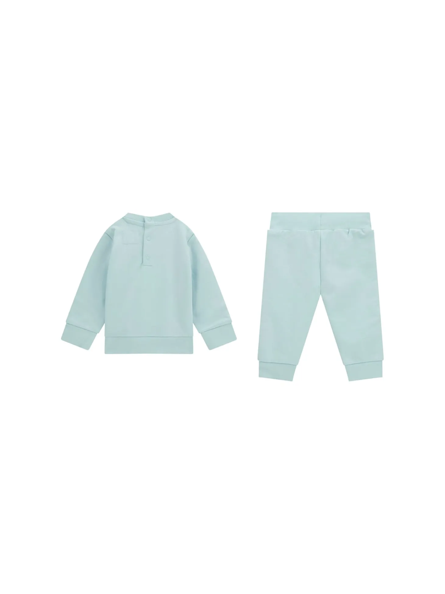Completo 2 pz neonata felpa con ricamo farfalla e pantalone joggers ce