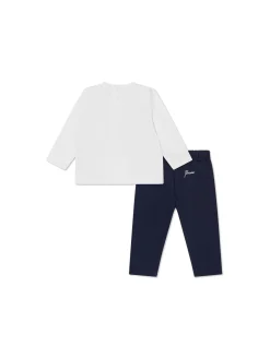 Completo 2 pz neonato cerimonia t-shirt con gilet e papillon e pantalo