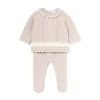 Completo due pezzi maglia e ghettina noce