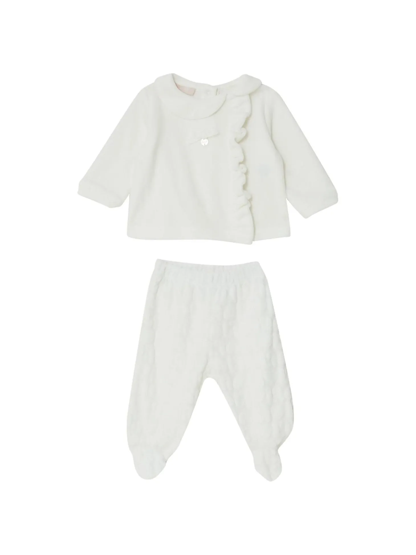 Completo maglia e pantalone rouges bianco