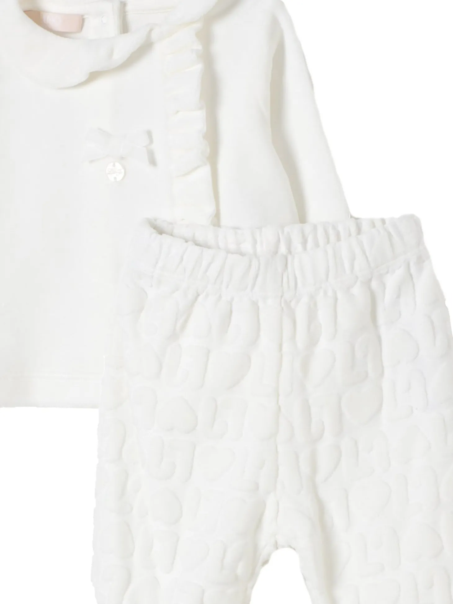 Completo maglia e pantalone rouges bianco