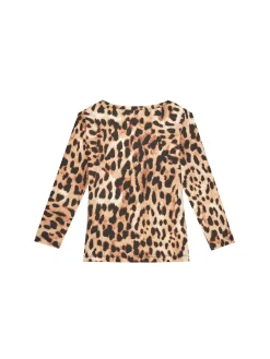 Completo maglia fantasia leopard e jeggins ricamo