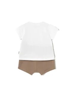 Cpmpleto t-shirt e shorts teddy muffin