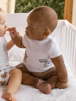 Cpmpleto t-shirt e shorts teddy muffin