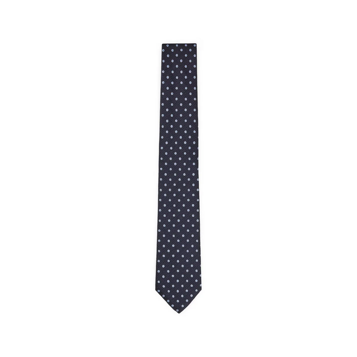 Cravatta in seta motivo jacquard 7,5cm