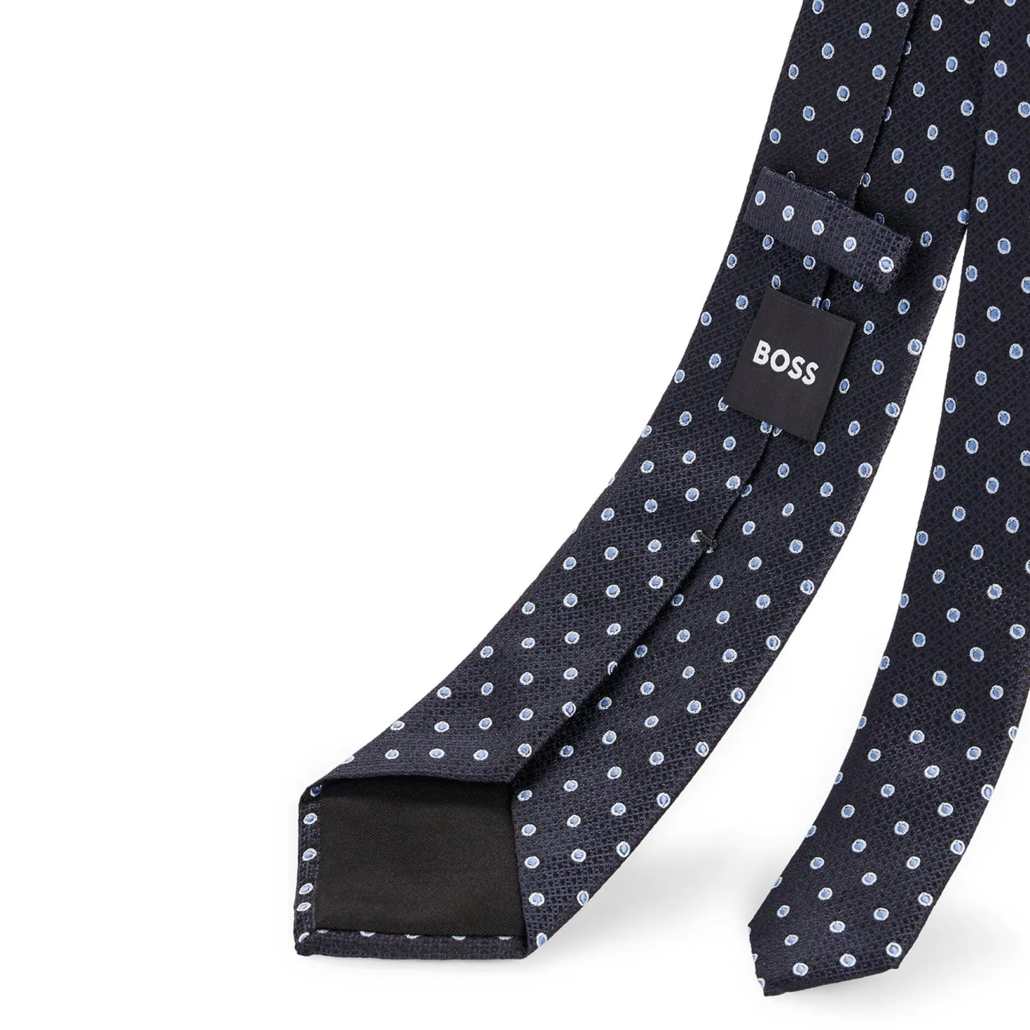 Cravatta in seta motivo jacquard 7,5cm