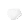 Culotte con volant bianco