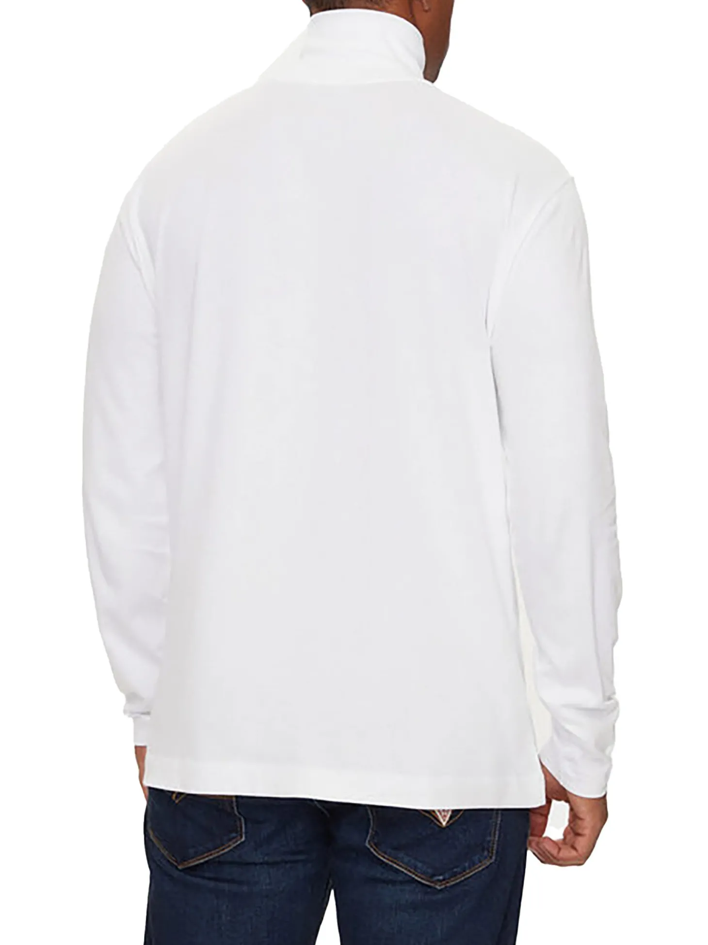 Dolcevita a collo alto bianco