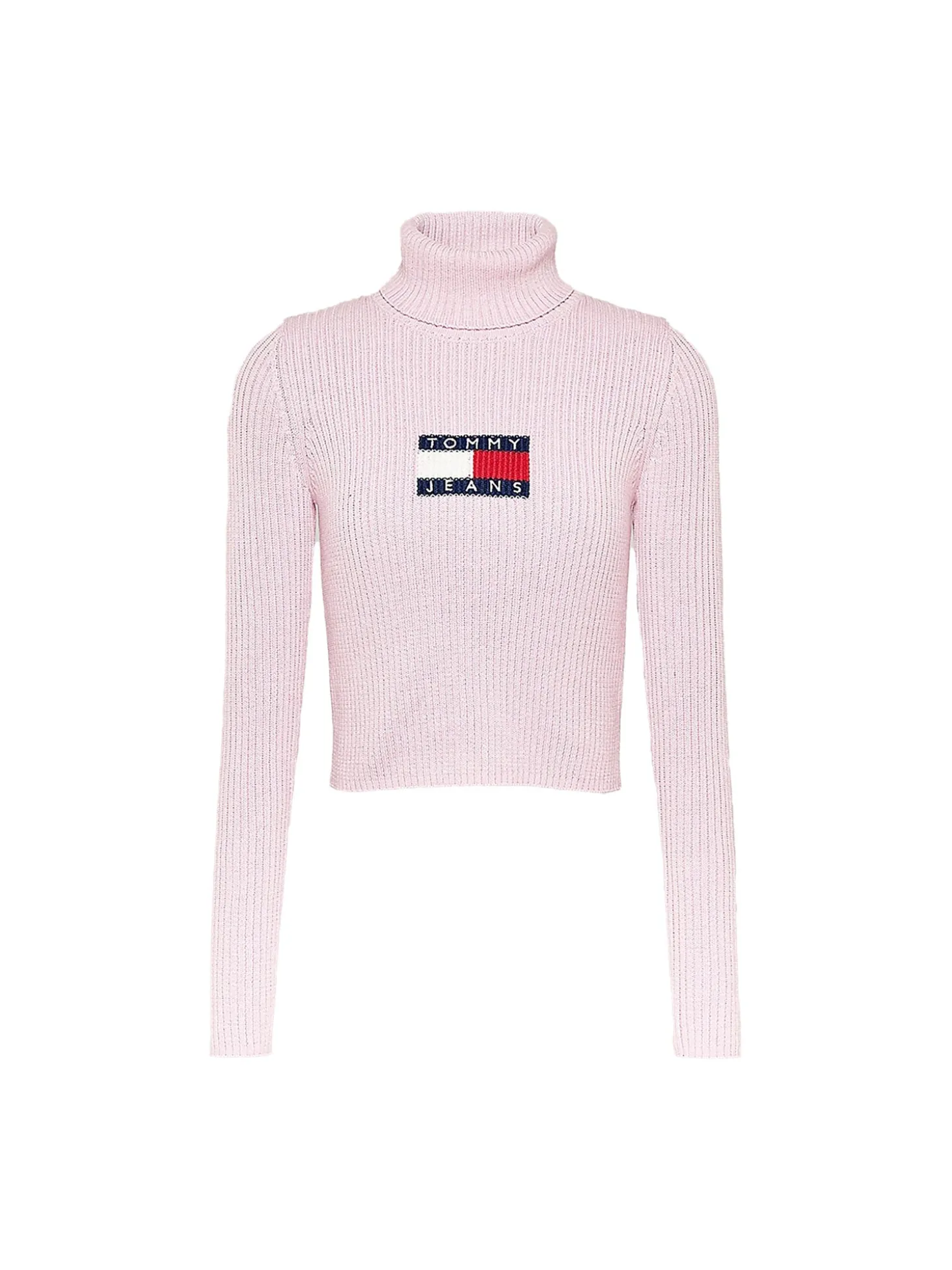 Dolcevita manica lunga melange flag rosa