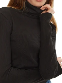 Dolcevita regular con logo nero
