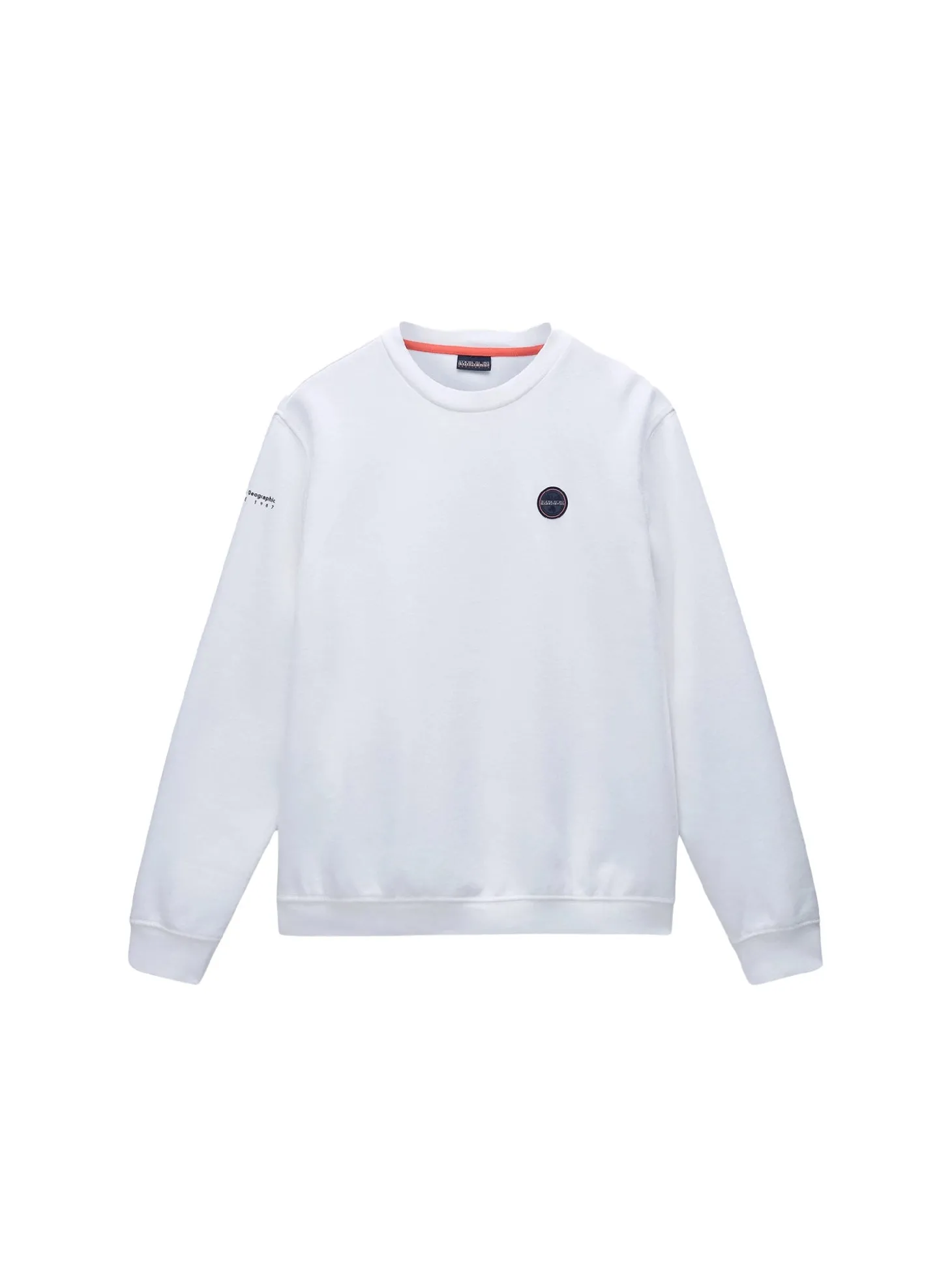 Felpa b-badge bianco