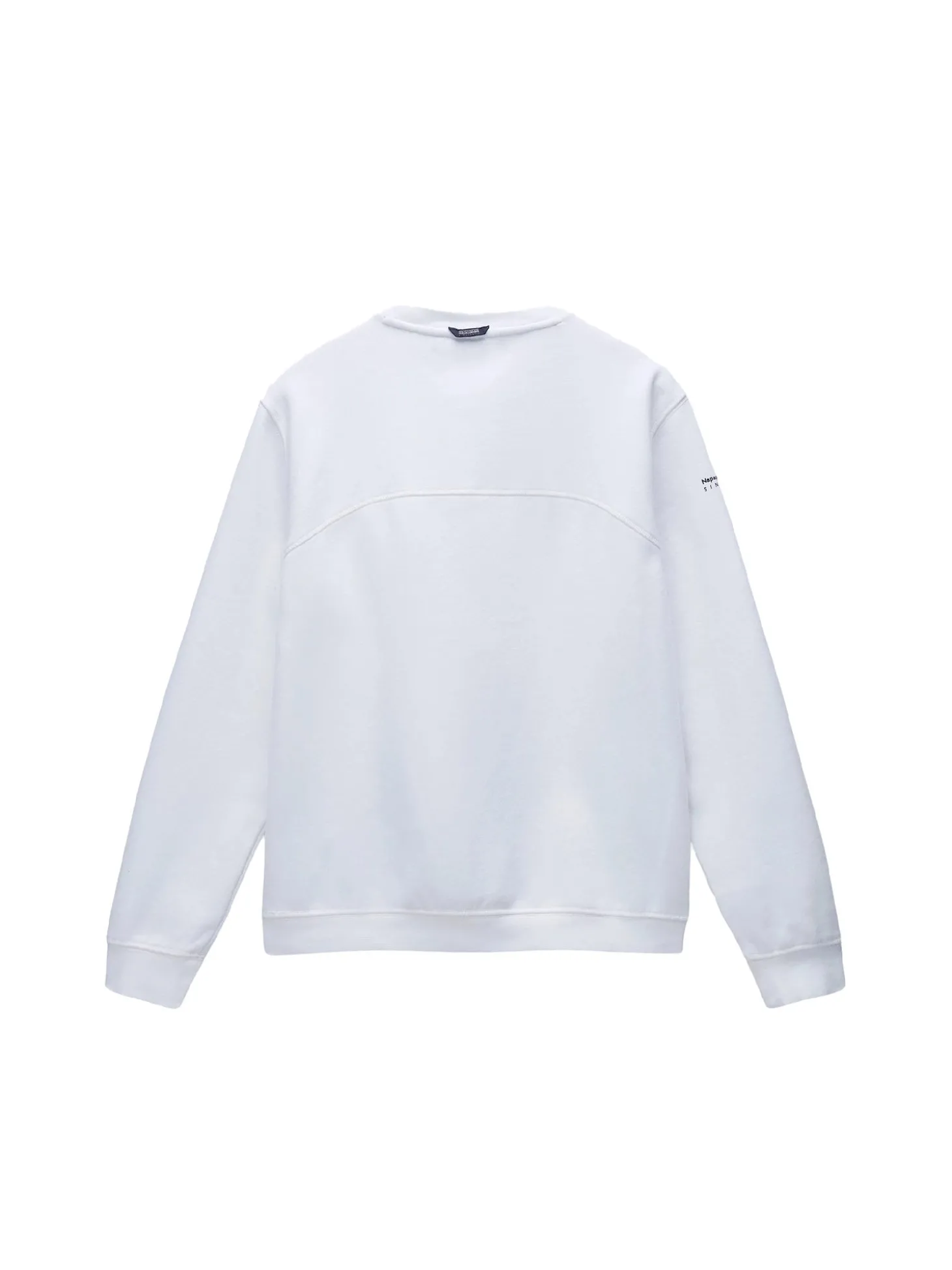 Felpa b-badge bianco