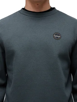 Felpa b-badge verde