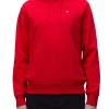 Felpa con cappuccio balis hood rosso