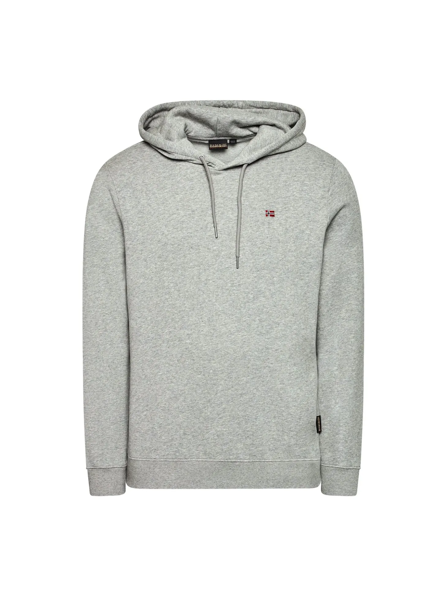Felpa con cappuccio balis hood grigio medio