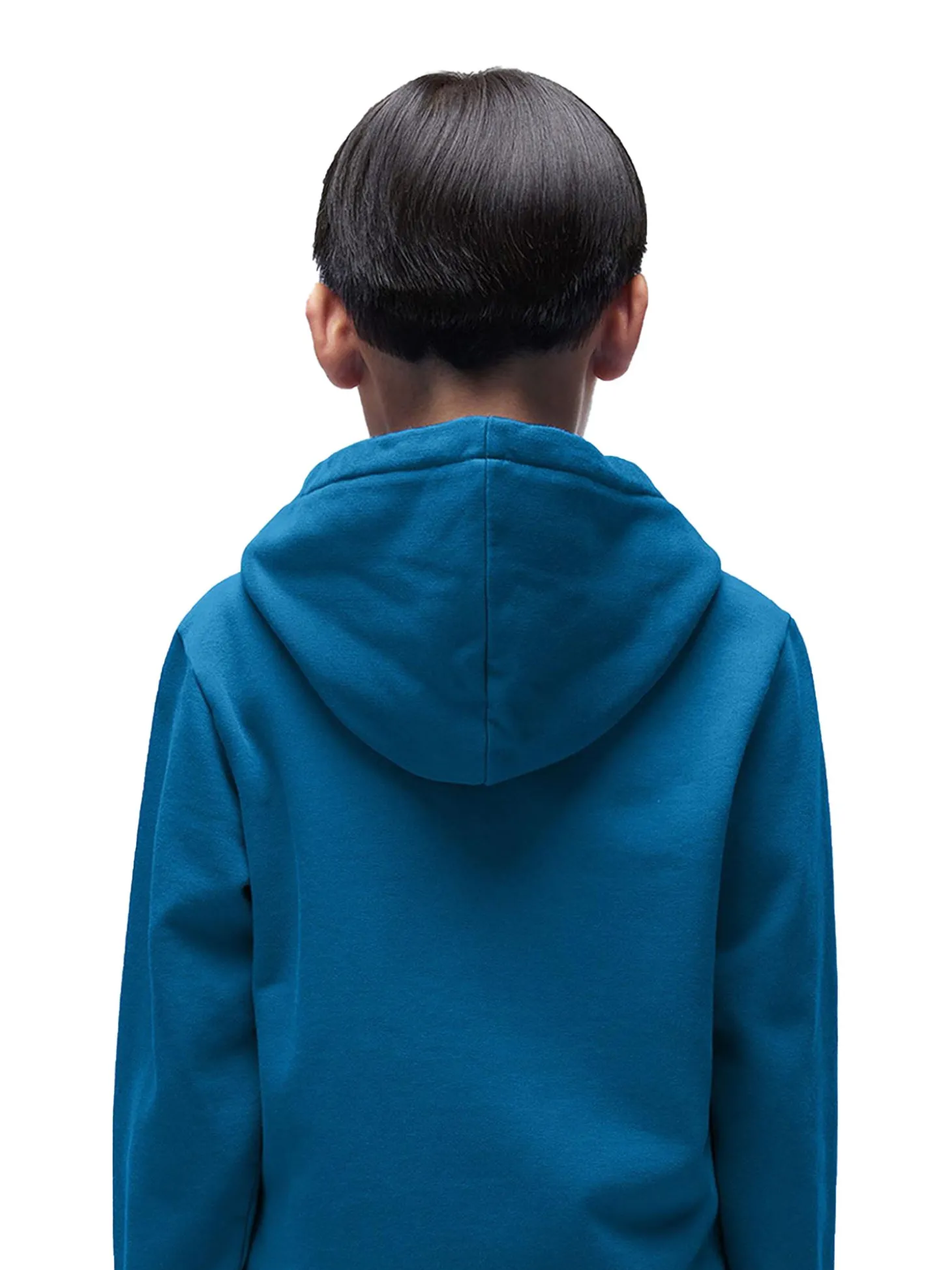 Felpa con cappuccio B-Chamois bluette