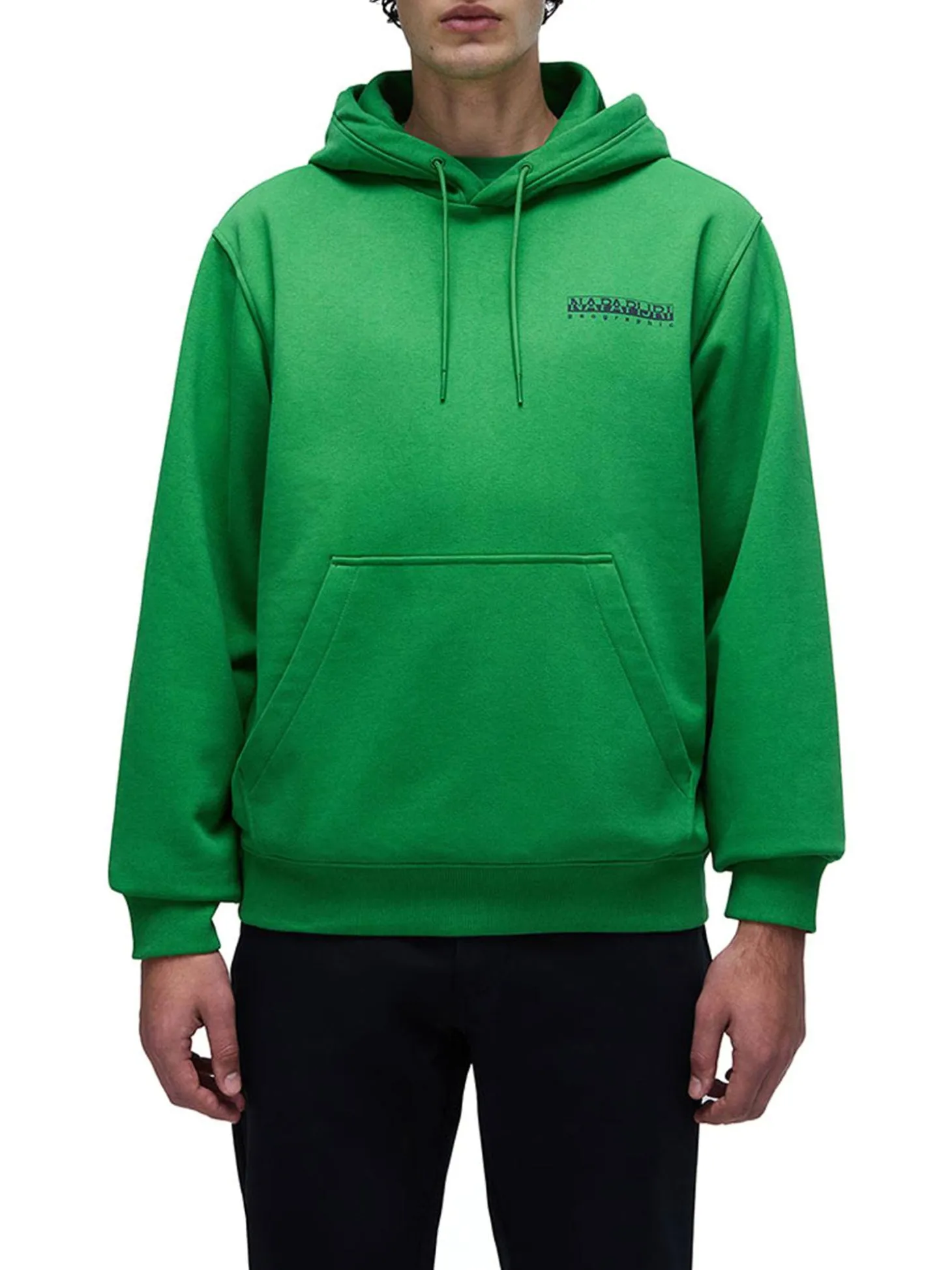 Felpa con cappuccio b-linth verde