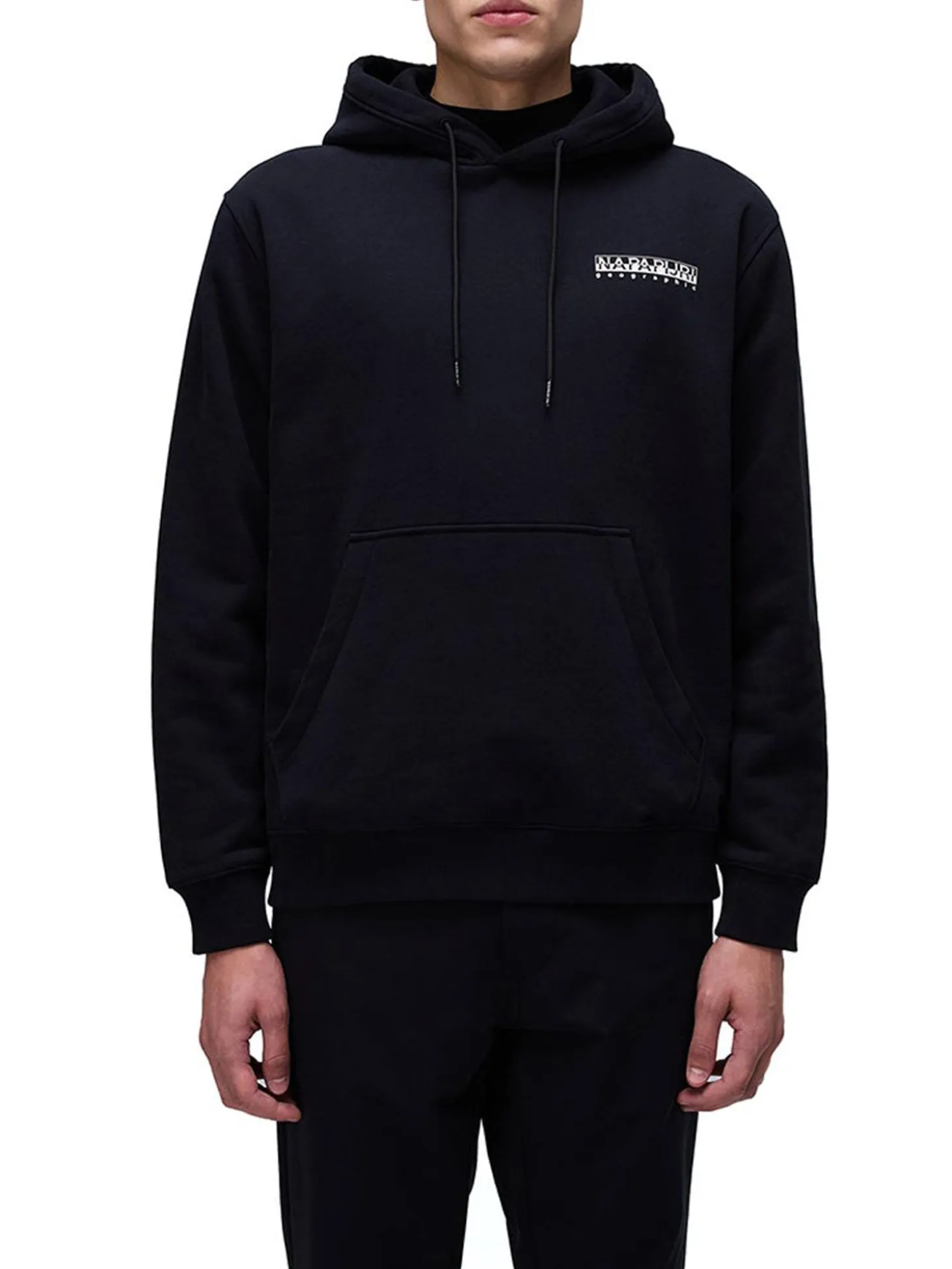 Felpa con cappuccio b-linth nero