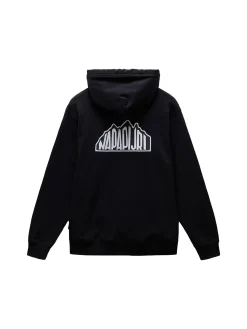 Felpa con cappuccio b-linth nero