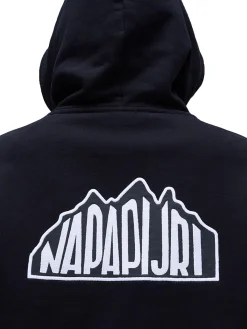 Felpa con cappuccio b-linth nero