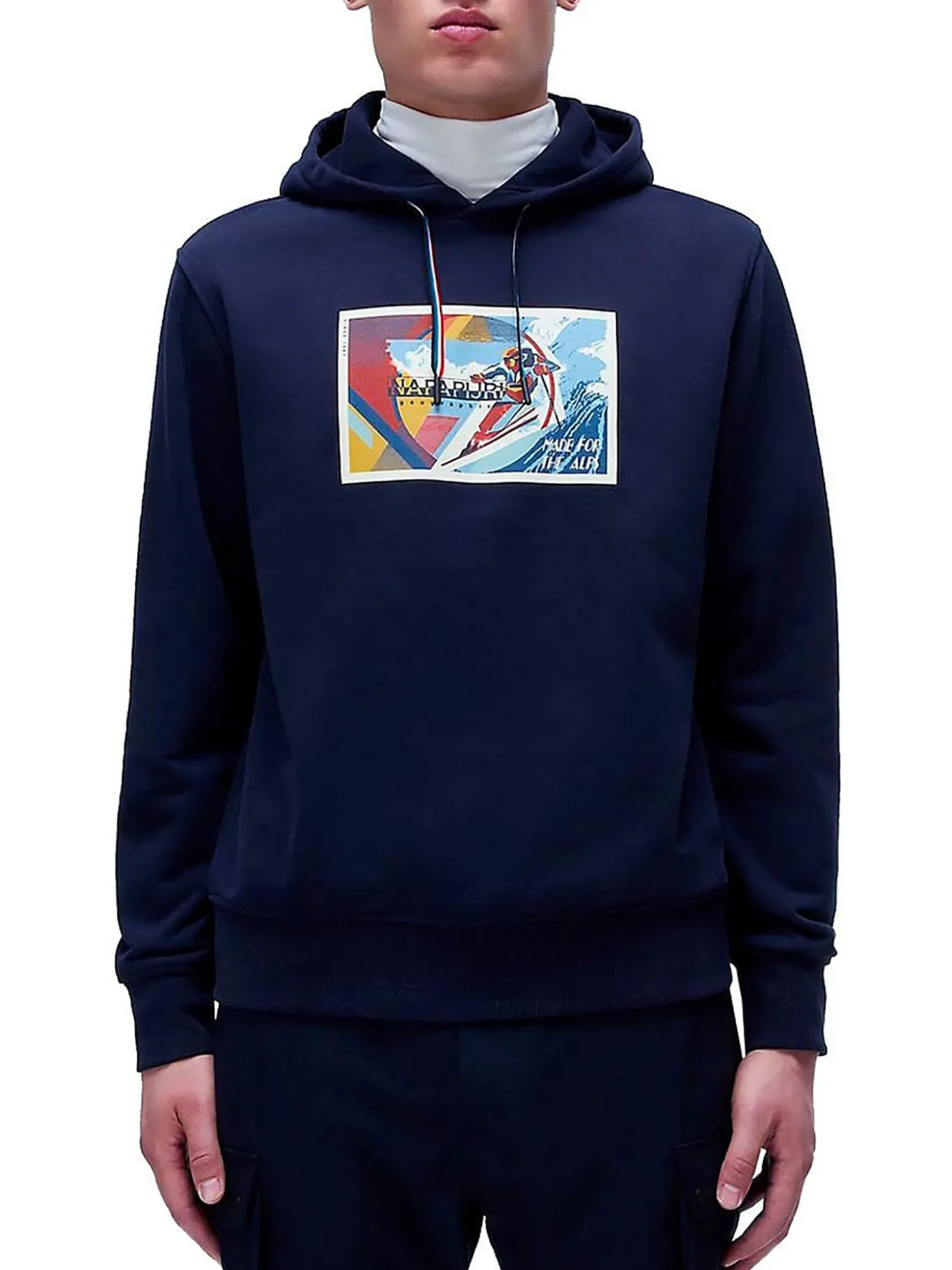 Felpa con cappuccio b-portaleth blu