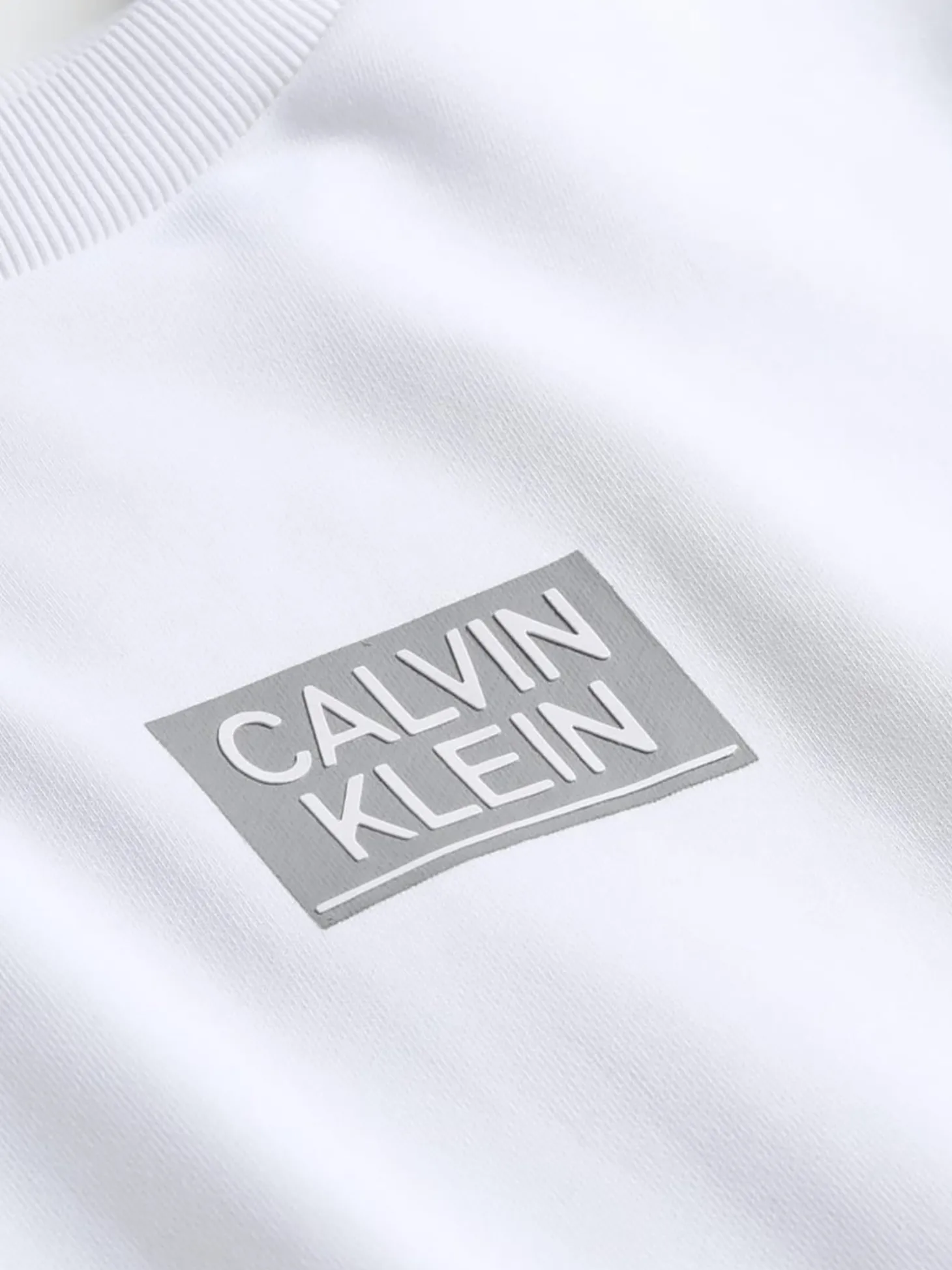 Felpa con logo stencli sul petto bianco