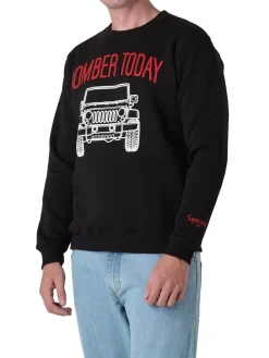 Felpa girocollo Bomber Today nero