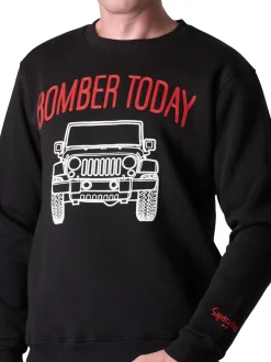 Felpa girocollo Bomber Today nero