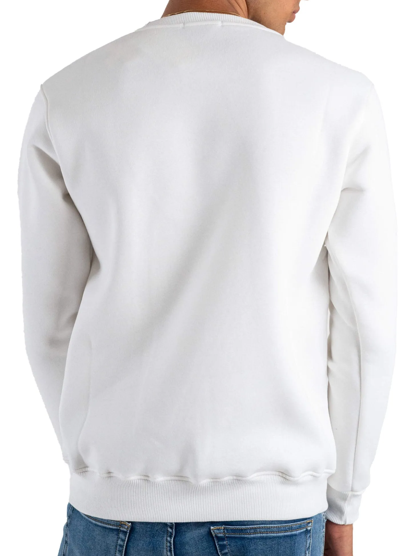 Felpa girocollo Bomber Today bianco