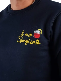 Felpa girocollo Il Mio Sbagliato blu