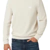 Felpa girocollo tessuto tecnico stretch beige