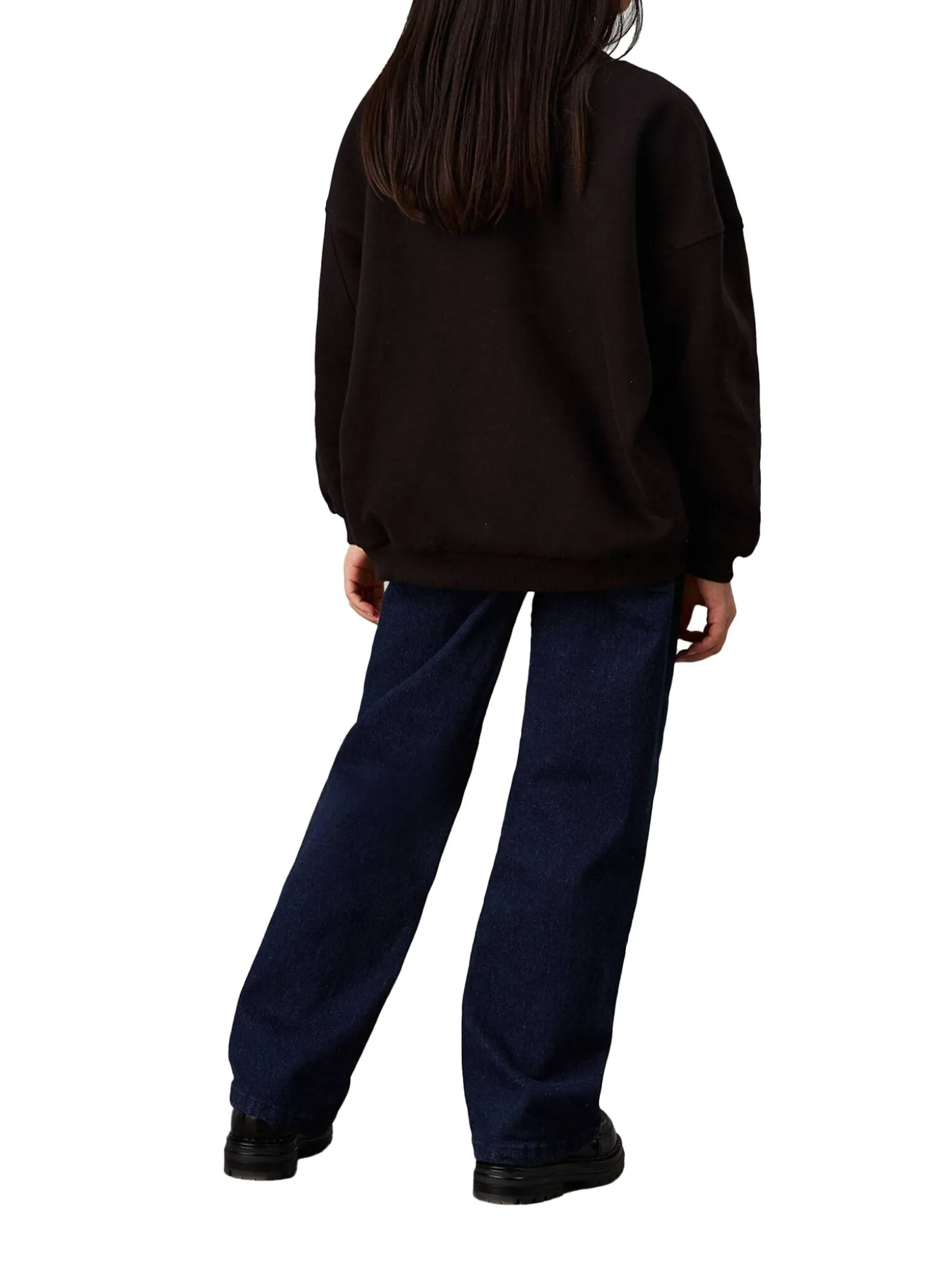 Felpa monologo teddy nero
