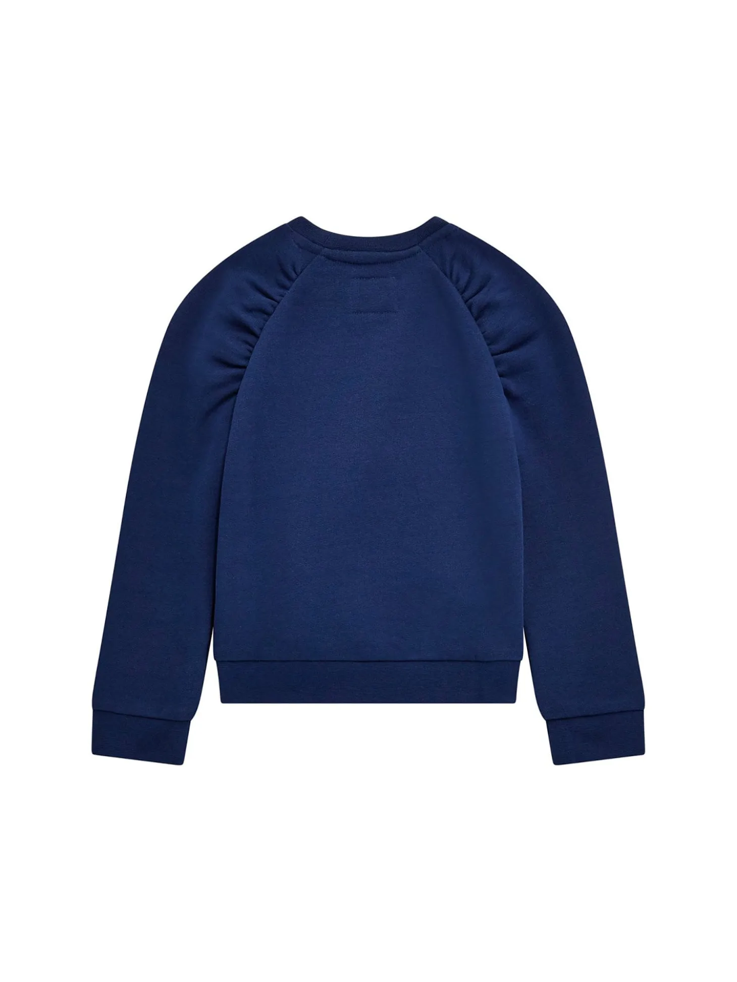 Felpa neonata ricamo chic style blu