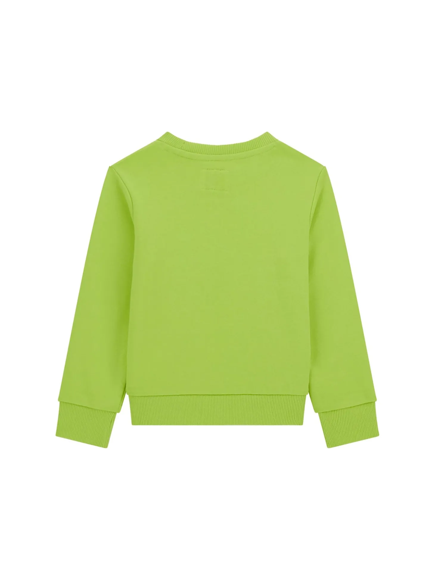 Felpa neonato stampa teddy California lime