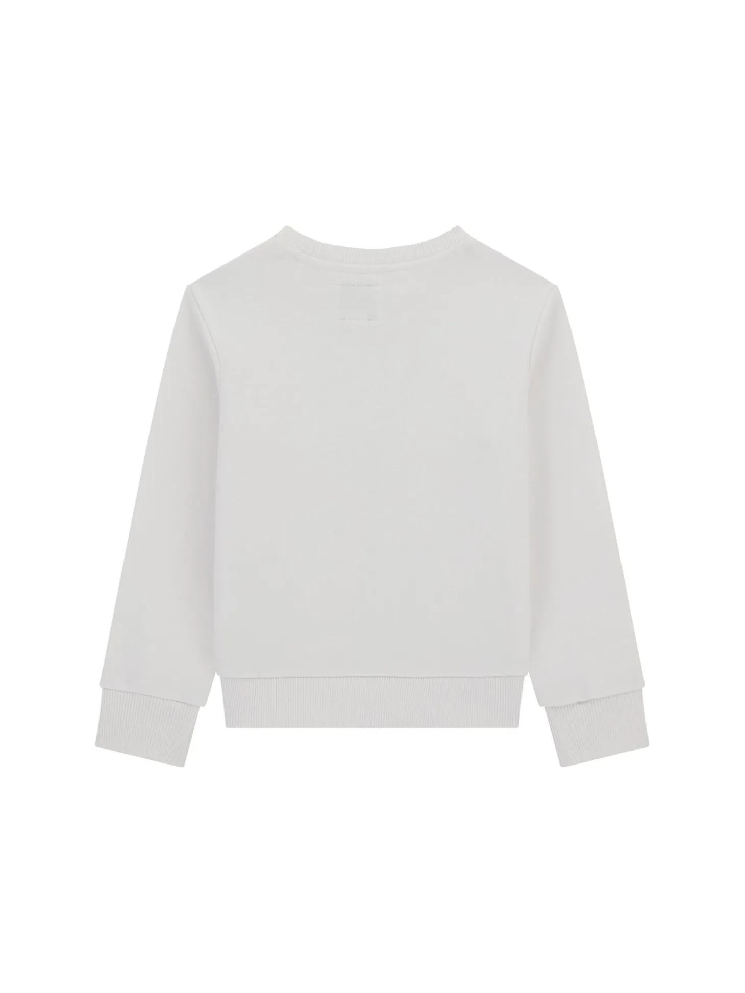 Felpa neonato stampa teddy California bianco