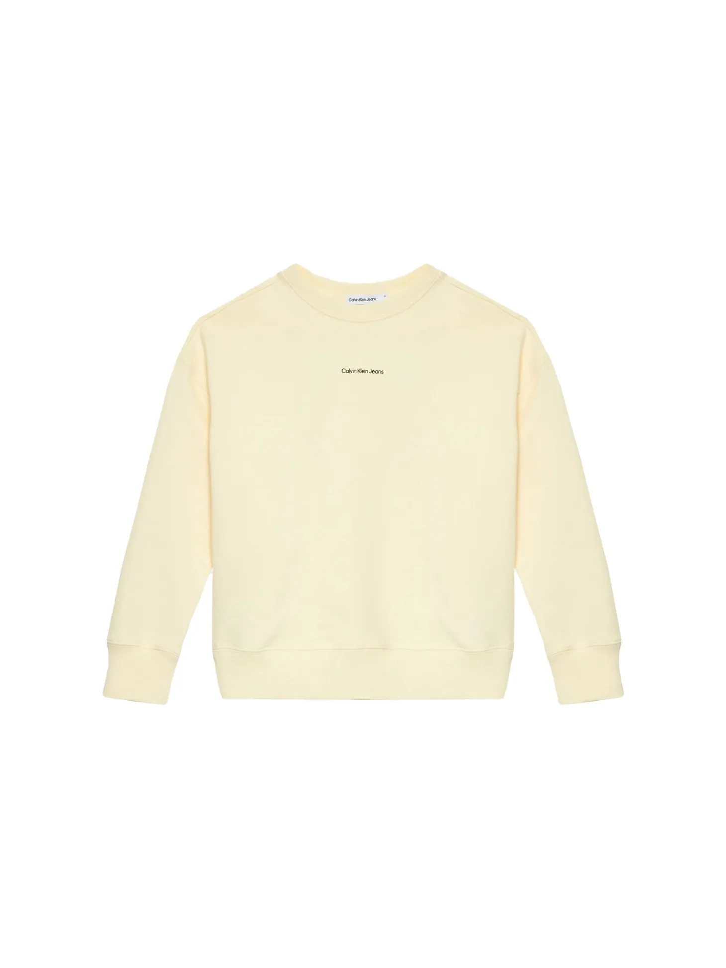 Felpa teen con stampa grafica posteriore beige
