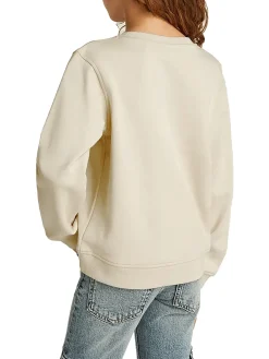 Felpa teen multi graphic panna