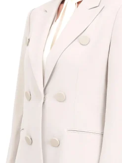 Giacca doppio petto rever Lancia taupe